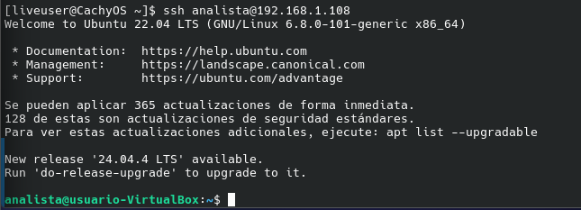 Conexion SSH al servidor sin contraseña tras configurar claves ed25519