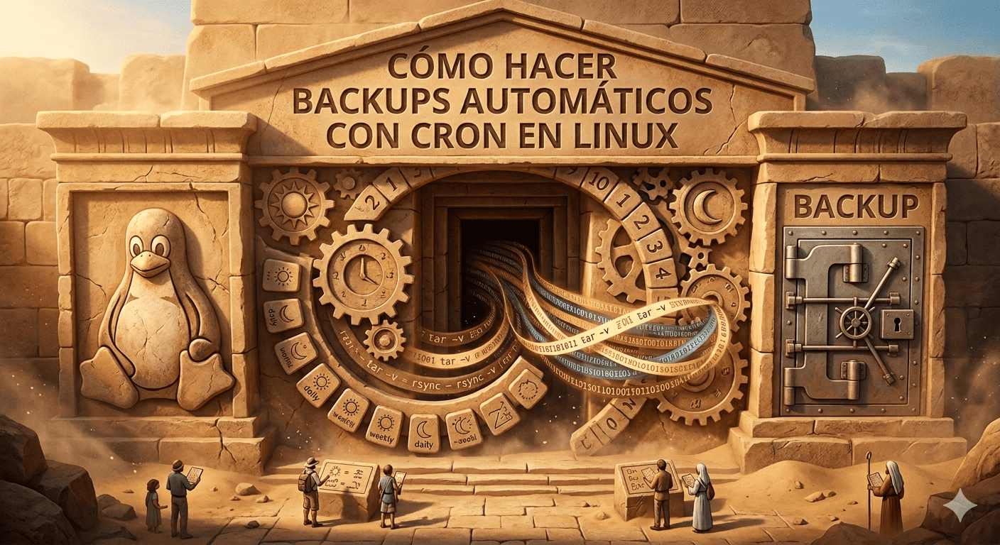Cómo hacer backups automáticos con cron en Linux